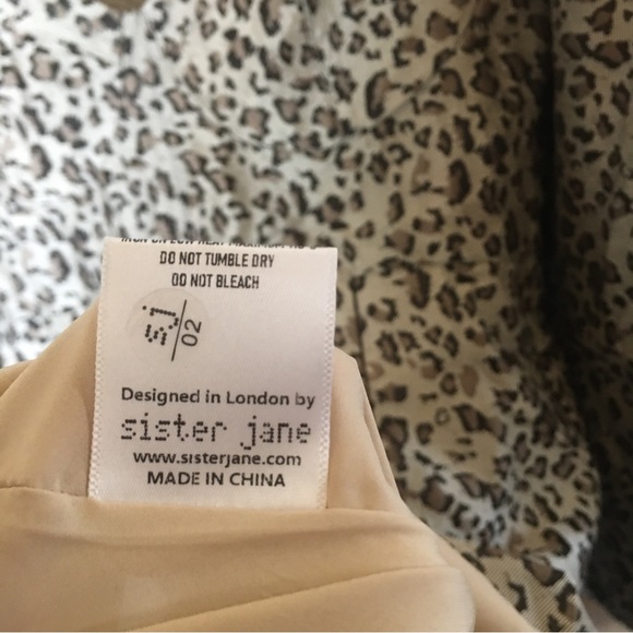 Sister Jane Tempo Leopard Jacquard Mini Dress - Picture 11 of 15
